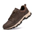 thumbnail image 6 of NOKIO Sneakers for Men Outdoor Wate𝗋proof Sneakers 𝖫a𝖼e Up Running Shoes Lightweight Hiking Shoes Wide Width Non-S𝗅ip Sport Shoes So𝗅id Color Casual Walking Shoes, 6 of 9