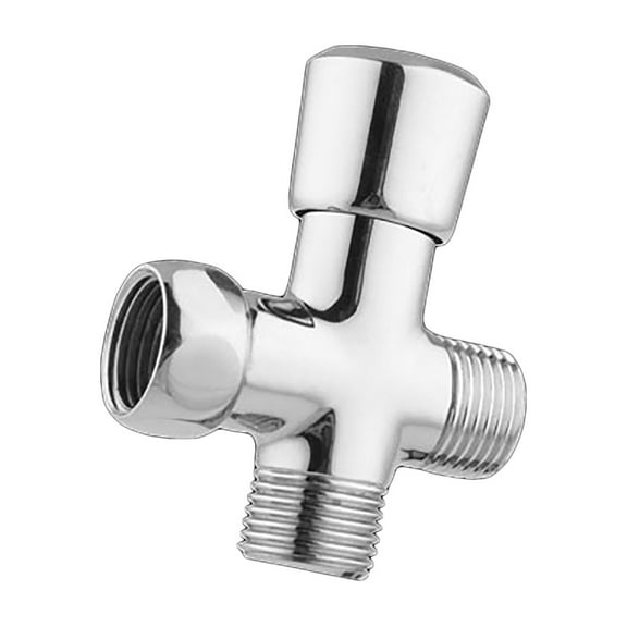 Bright Chrome Shut-off knob 1 1/4" Dia x and 1" L Shower Head Valves | Renovators Supply