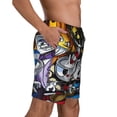 thumbnail image 3 of The Cuphead Show Mens Swim Trunks Quick Dry Board Shorts with Mesh Lining Beach Shorts Swimwear Bathing Suits, 3 of 7