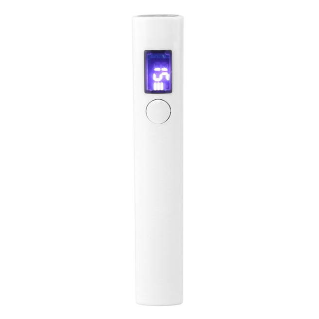 Luz de Unas de Gel de Mano, Lámparas uv para uñas de gel mini, lámpara de uñas uv de forma lineal, recargable por USB, Pequeña Pantalla Digital, Lámpara Portátil