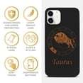 thumbnail image 4 of Case Yard Wooden Case for iPhone-11 Soft TPU Silicone cover Slim Fit Shockproof Wood Protective Phone Cover for Girls Boys Men and Women Supports Wireless Charging Taurus Sign Design, 4 of 7