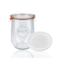 thumbnail image 1 of Frasco de vidrio WECK 1060 ml hermético tipo tulipán con tapa, 1 of 3