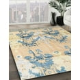 thumbnail image 2 of Ahgly Company Indoor Rectangle Abstract Vanilla Gold Abstract Area Rugs, 6' x 9', 2 of 6
