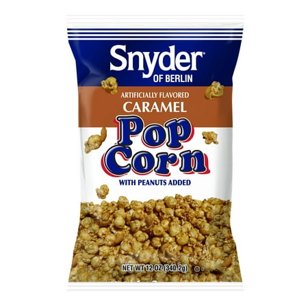 Snyder of Berlin Caramel with Peanuts Popcorn, 12 oz Bag
