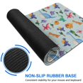 thumbnail image 6 of Long Mouse Pads for Desk,Colorful Dinosaurs Eggs Palms Pattern Desk Mats on Top Of Desks, Desk Mouse Pad Extra Large with 3mm Non-Slip Base and Stitched Edge for Gaming,Office,Work,Home 35.4"x15.7", 6 of 6