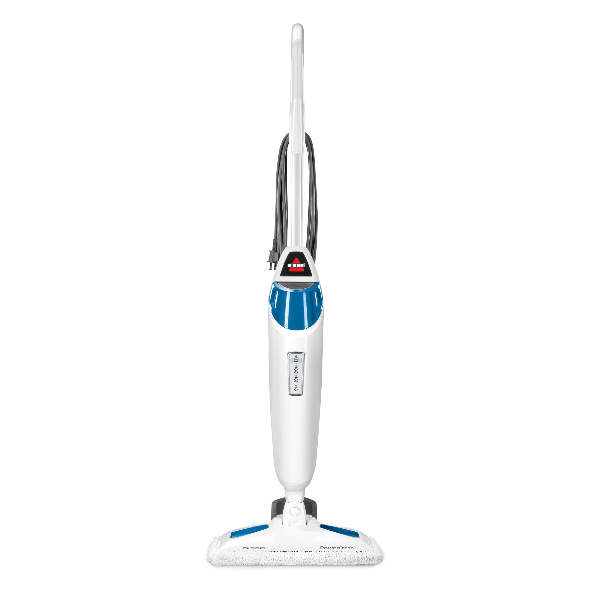 BISSELL PowerFresh Scrubbing and Sanitizing Steam Mop, Corded, for Sealed Hard Floors, Easy Scrubber, SmartSet Steam Control, Removeable Water Tank, 19405