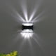 thumbnail image 4 of Xihbxyly Aplique Solar de Pared, Diseño Impermeable para Exteriores, Panel Solar de Alta Eficiencia, Ip65, Larga Duración, para Jardín, Patio y Puerta de Entrada, Juego de 4 Unidades, Fácil Instalaci, 4 of 7