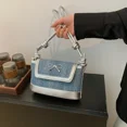 thumbnail image 4 of Bolsos de hombro para mujer, novedad de 2024, bolsos de lujo de alta calidad para las axilas para mujer, bolso de mano retro con solapa pequeña para mujer, bolso de mujer, 4 of 5