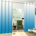 thumbnail image 5 of Nanqianyi Light Blue Ombre Blackout Curtains for Bedroom, 42 x 63 Inch Length Thermal Insulated Blue White Gradient Drapes for Living Room, 2 Panels with Grommet, 5 of 7