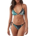 thumbnail image 1 of Disketp Surfing Shark para Bañador de Dos Piezas para Mujer, Bikini Sexy Halter String, Conjunto de Bikini en Triángulo, 1 of 6