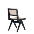 thumbnail image 5 of Manhattan Comfort Hamlet 17.72" Wood Dining Chair in Black (Set of 2), 5 of 5