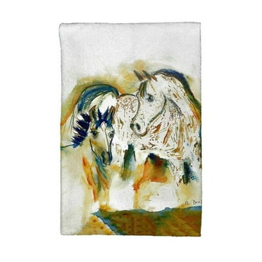 Betsy Drake KT058 Mare & Colt Kitchen Towel