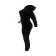 thumbnail image 4 of Women Hooded Tops Trousers Pocket Drawstring Elastic Waist Set, 4 of 7