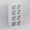 White, variant on Leumius 8-Cube Open Back Storage Organizer, 2x4 Bookcase Shelving Unit for Home and Office, White