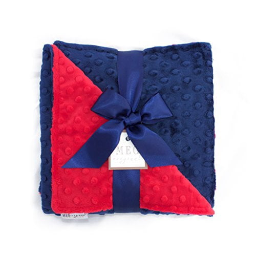 navy baby blanket