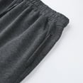 thumbnail image 7 of Uooqdmx Sweatpants for Men Joggers for Men Male Fitness Running Trousers Drawstring Loose Waist Solid Color Pants Pocket Loose Fleece Sweatpants Chinos Pants Men Dark Gray M, 7 of 7