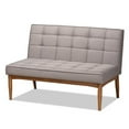 thumbnail image 2 of Bowery Hill Grey and Brown Finished Wood 2-Piece Dining Set, 2 of 8