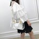 thumbnail image 4 of Bolso de hombro de PVC transparente Bolso de mujer Jelly Clear Beach Tote (Blanco) Likrtyny Para estrenar, 4 of 8