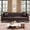 Brown, variant on 81" Button-Tufted PU Leather Chesterfield Sofa - 3-Seater Deep Seat Couch with Wooden Frame for Home Apartment