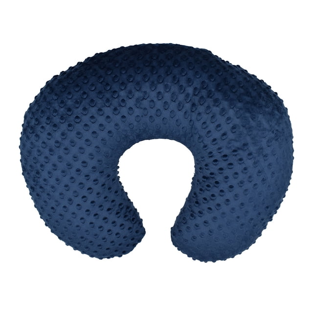 Funda de almohada para amamantar Hukapapa Funda de almohada para amamantar de felpa, adecuada para almohada para amamantar, súper suave y cómoda, azul marino