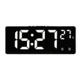 thumbnail image 2 of Gmluru Digital Desk Clock Digital Alarm Clock Simples LED Large Digital Display Fashion Multi-set Alarm Clock Features Desktop Bedside Study Kitchen Clock, 2 of 7