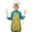 Robot and Stars, variant on Robot and Stars Yellow Pattern Teens Aprons, Adjustable Neck Strap, Toddler & Teens Aprons for Cooking & Baking, 19x23.6 Inches