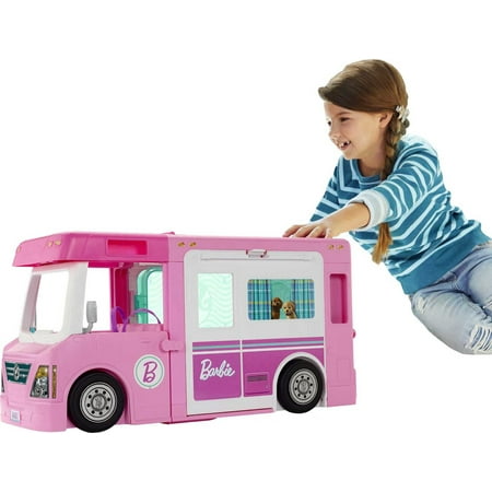 Barbie - 3-in-1 DreamCamper Vehicle and Accessories