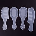 thumbnail image 3 of Opolski Handmade DIY Silicone Comb Mirror Shaped Mold Tool for Resin Epoxy Craft Making, 3 of 8