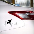 thumbnail image 4 of 2Pcs Car Hood Stripe Sticker, Modified Decal Decoration Universal Auto Racing for Cars SUV Vehicles(Black,80*12cm), 4 of 4