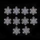 thumbnail image 2 of de aleación Colgantes Joyas Fornituras para manualidades de bricolaje, 10 piezas vendidas, en apariencia de de nieve, 18x17 mm Gloria Pedante de copo de nieve de aleación, 2 of 8