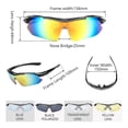 thumbnail image 2 of Polarized Sports Sunglasses Cycling Glasses for Men Women with 5 Interchangeable Lenses for Cycling Running Hiking UV400, 2 of 8