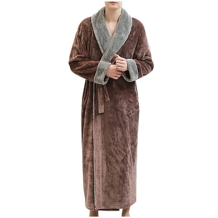 

Casual Female Sleepwear Ladies Bathrobe Autumn And Winter Home Wear Nightgown