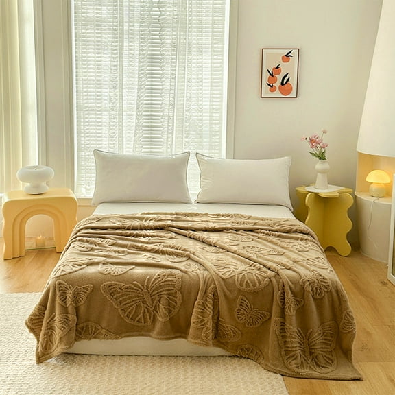Fuebueo Bed Bed Blankets,Throw/King/Twin/Queen Size Blankets Cozy Soft for Bed and Couch
