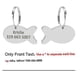 thumbnail image 1 of Collar de gato personalizado con campana, collares de gatito personalizados, collar grabado gratis, etiqueta de identificación de pez, placa con nombre, 1 of 2