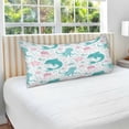 thumbnail image 4 of Coolnut Cute Sea Animals Pillowcase King Size, Super Soft Pillow Shams Covers, Plush Cozy Pillow Cases with Zipper, 20" X 40"（314） Home Decor Gifts, 4 of 6