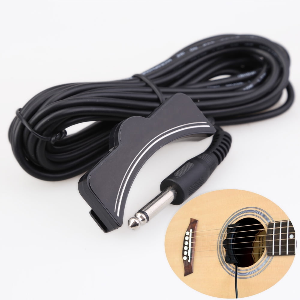 Mojoyce Classical Acoustic Guitar Amplifier Soundhole Pickup 6.3mm Jack