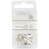 Elements Brads .1875" 50/Pkg-Silver