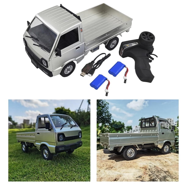 Juguete RC camión coche 1:10 4WD escalada 4WD y 2 o 3 batería de juguete eléctrico, carga por 2h y dura hasta 20-30 tiempo de tiempo de tiempo de batería 2 Baoblaze escala de coche rc