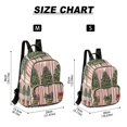 thumbnail image 2 of FORMRS Mini Backpack Purse for Women Quilted Travel Daypack Casual Shoulder Bag, Stripes Trees, 2 of 7