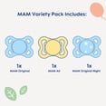 thumbnail image 5 of Chupetes MAM Unisex Paquete Variado para Bebé 0-6 Meses 3 Unidades, 5 of 5