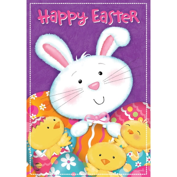 Briarwood Lane Garden Flag 12x18 For Outdoor Easter Hatchlings For Easter Garden Flag Flags For Outside