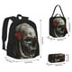thumbnail image 2 of Easygdp Realistic Rose Skull Mochila para Niños y Niñas con Set de Caja de Almuerzo y Estuche para Lápices 3 en 1, Mochila Escolar Estampada para Adolescentes, 2 of 7