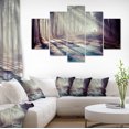 thumbnail image 1 of Strong Sunbeams in Thick Forest - Landscape Photography Canvas Print, 1 of 3