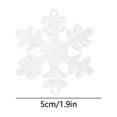 thumbnail image 5 of Usloyux Under $5 Small Snowflake Christmas Decor, Mini Snowflake Tree Ornaments, Tiny Xmas Snowflake Pendants, Delicate Winter Decorations, Petite Snowflake Ornaments, 5 of 9