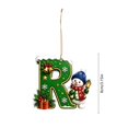 thumbnail image 4 of Yyuenw Christmas Alphabet Ornaments, 3.15"/80mm 2D Acrylic Hanging Pendant Custom Name Xmas Tree Wreath Mantel Decor, 4 of 7