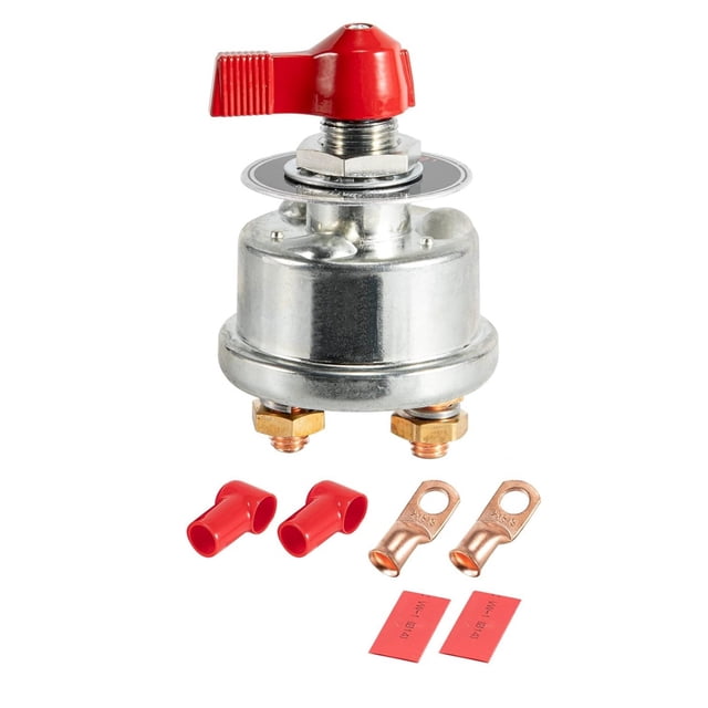 TAPDRA 12V Battery Cut Off Switch Kit 300A Heavy Duty Power Disconnect for Cars Trucks Boats RVs Simple Install
