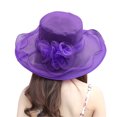 thumbnail image 2 of TOOYOU Women Kentucky Derby Hats Organza Tea Party Dress Hat Wide Brim, 2 of 3