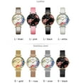 thumbnail image 6 of CURREN White Leather Watch for Women Watches Fashion Flower Quartz Wristwatch Female Clock Reloj Mujer Charms Ladies Gift, 6 of 6