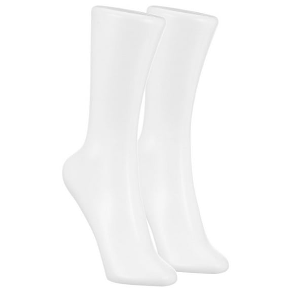 BESTOYARD 2Pcs Sturdy White Foot Model for Sock Display Realistic Mannequin Foot Stand