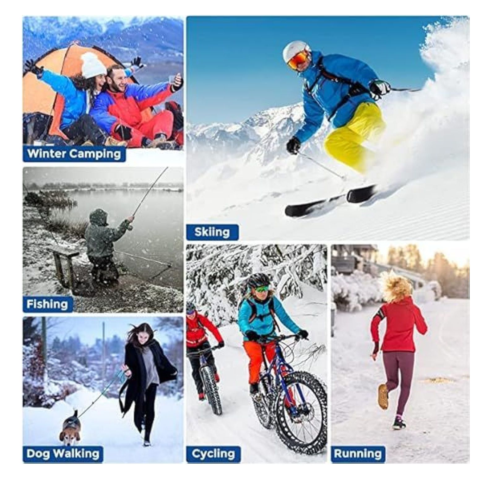 Balaclava Windproof Winter Face Mask Warm Fleece Ski Mask for Men and Women Cold Weather Motorcycle Bike Cycling Neck Warmer